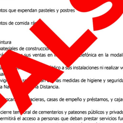 Gobierno de la CDMX: Es falso el comunicado sobre cierre total de comercios