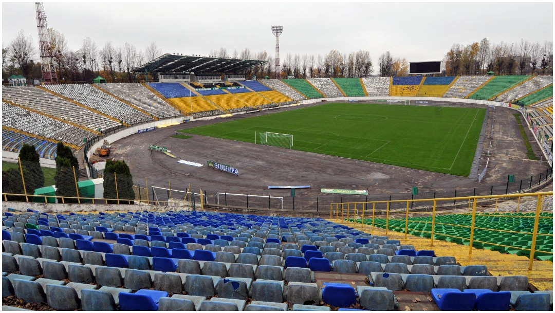 Imagen: Un partido de la liga de Ucrania fue suspendido por casos de COVID-19, 31 de mayo de 2020 (Getty Images)