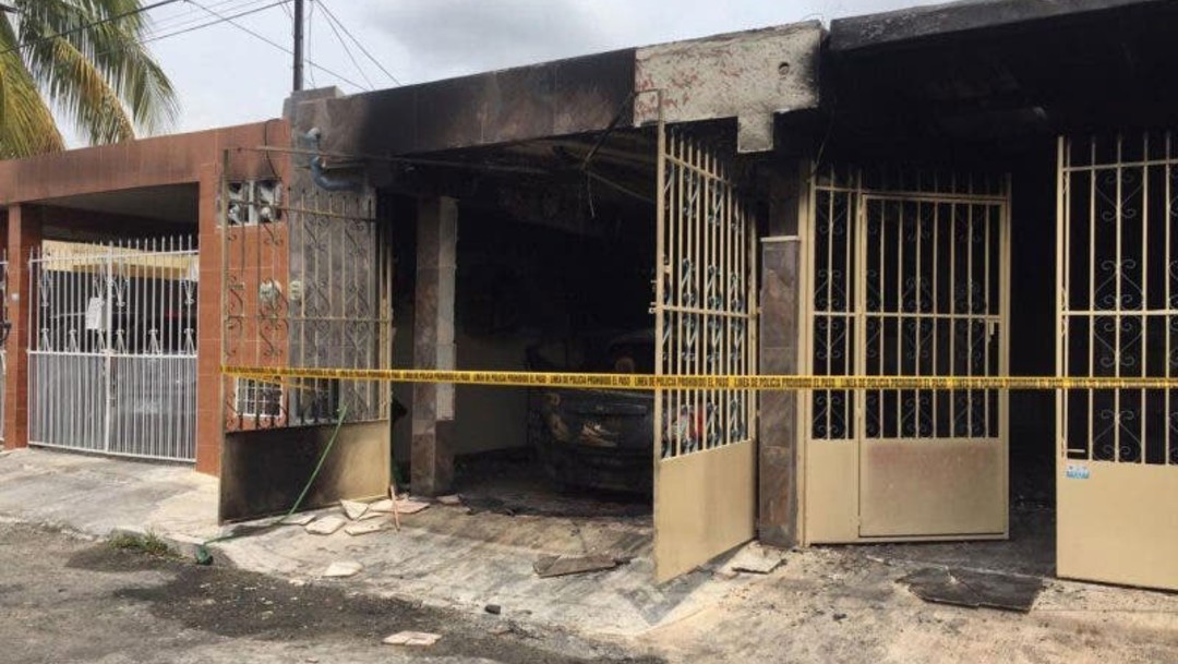 Hombres incendian casa y automóvil de enfermeras en Mérida