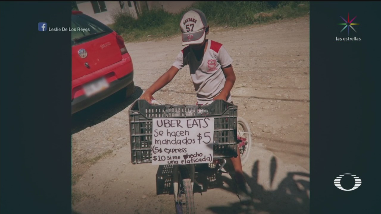 iker el nino que hace mandados por 5 pesos para comprarse su tablet en tamaulipas