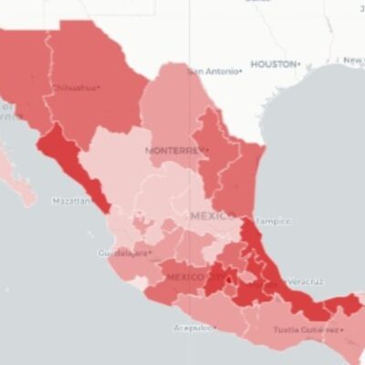 Mapa y casos de coronavirus en México del 20 de mayo de 2020