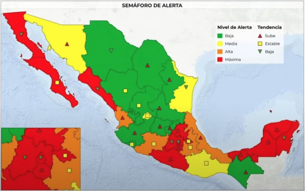Nueva-Normalidad-Semaforo-Regreso-a-la-Normalidad-Municipios-de-la-Esperanza-Alerta-Covid-Semaforos-Mexico, Ciudad de México, 13 de Mayo 2020