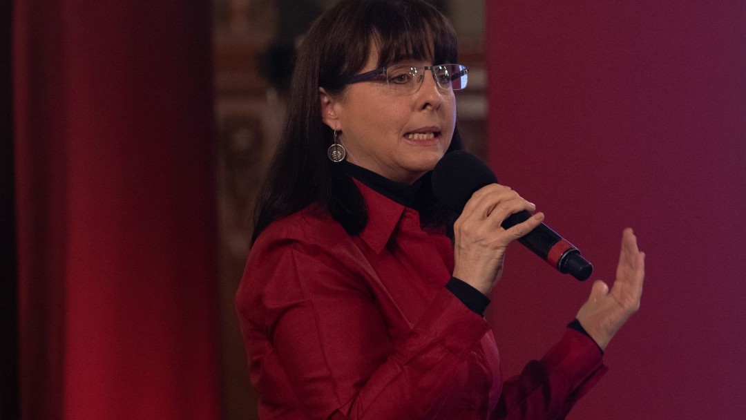 María Elena Álvarez-Buylla, directora de Conacyt, en conferencia. Cuartoscuro