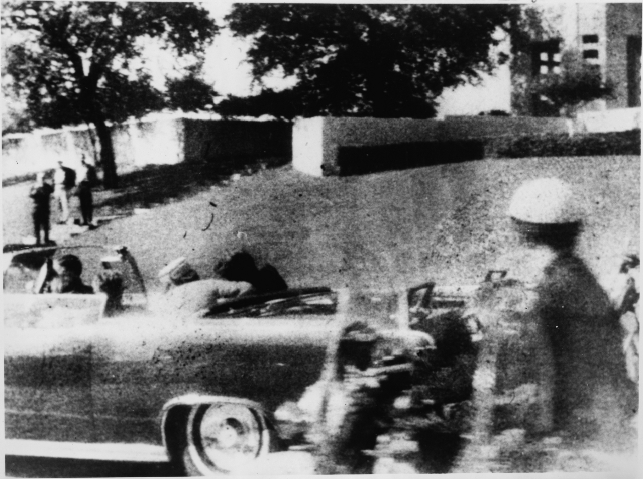 Momento del asesinato de John F. Kennedy en Dallas el 22 de noviembre de 1963. Fotografía de Archivo.