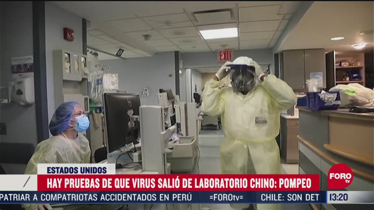 FOTO: 3 de mayo 2020, mike pompeo asegura que estados unidos tiene pruebas que el coronavirus salio de un laboratorio chino