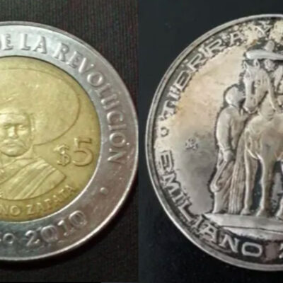 ¿Tienes monedas antiguas de Emiliano Zapata? Ahora valen miles de pesos