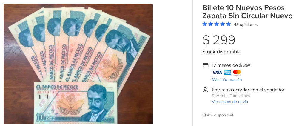 Foto ¿Tienes monedas antiguas de Emiliano Zapata? Ahora valen miles de pesos 7 mayo 2020