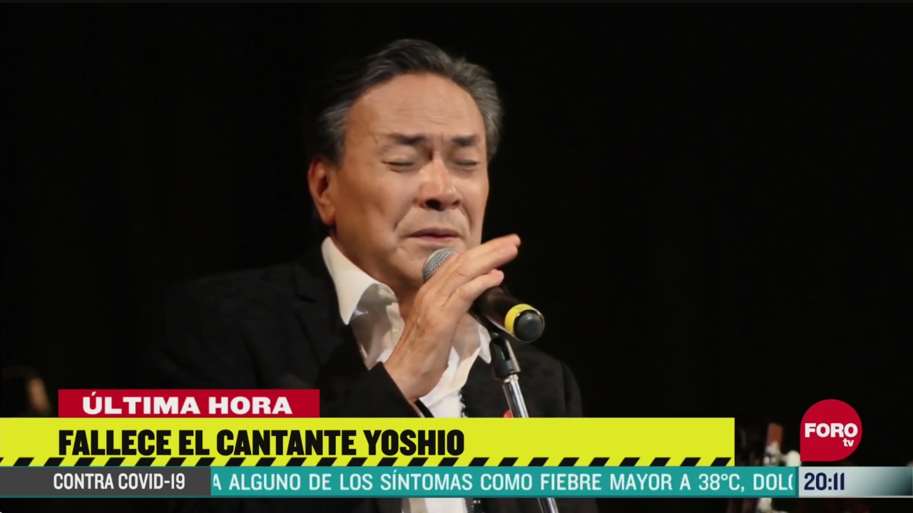 Foto: Muere el cantante Yoshio 13 Mayo 2020