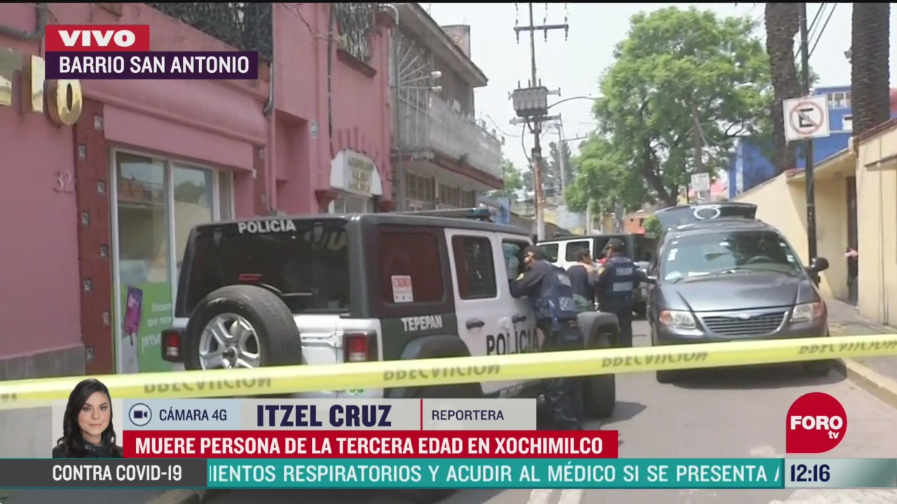 muere persona de la tercera edad en xochimilco