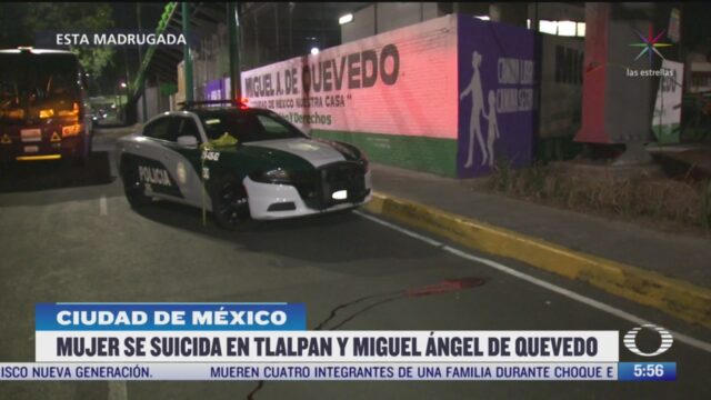 mujer se suicida al sur de la ciudad de mexico