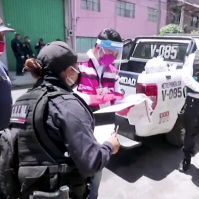 Policía de Nezahualcóyotl realiza censo para identificar a los más necesitados en medio de la contingencia
