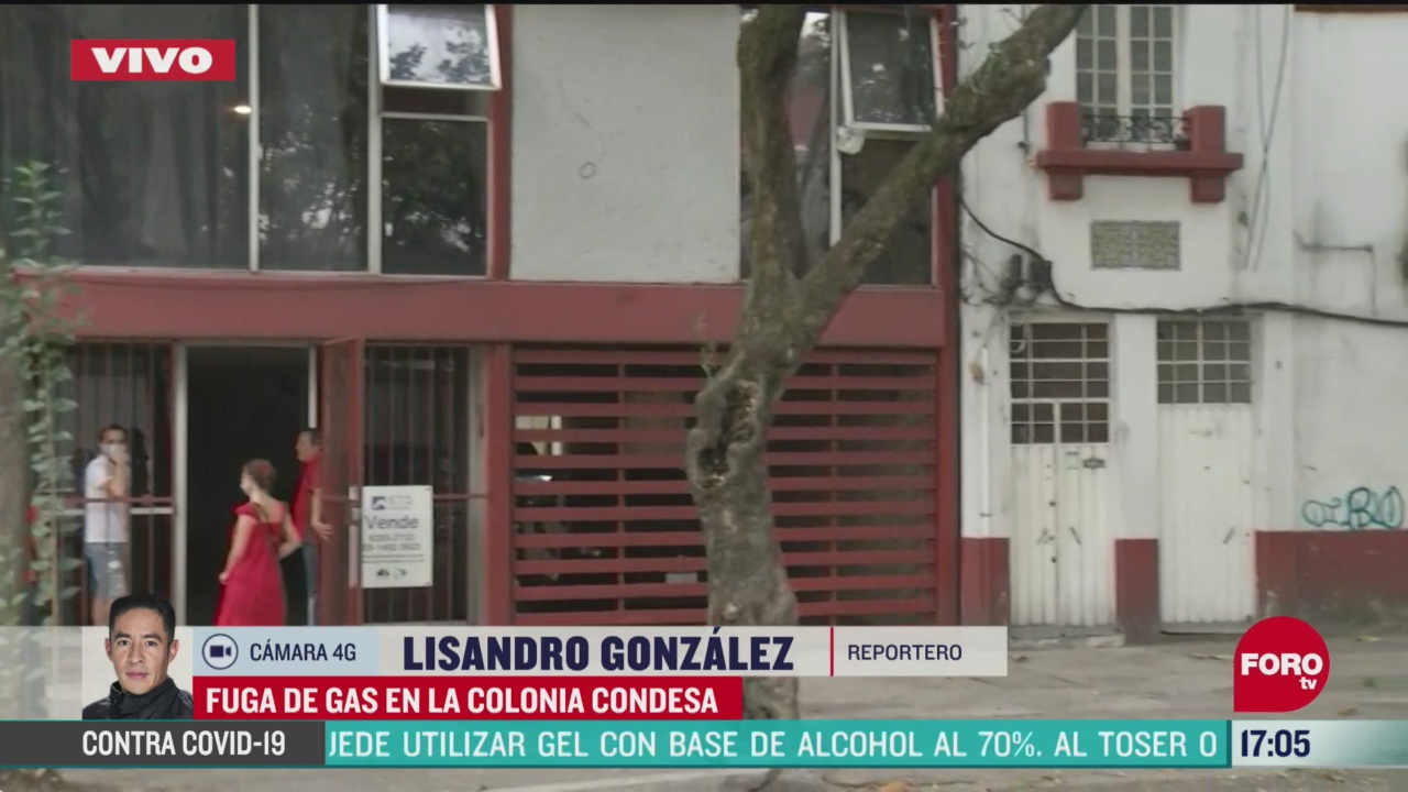 FOTO: reportan fuga de gas en colonia condesa cdmx