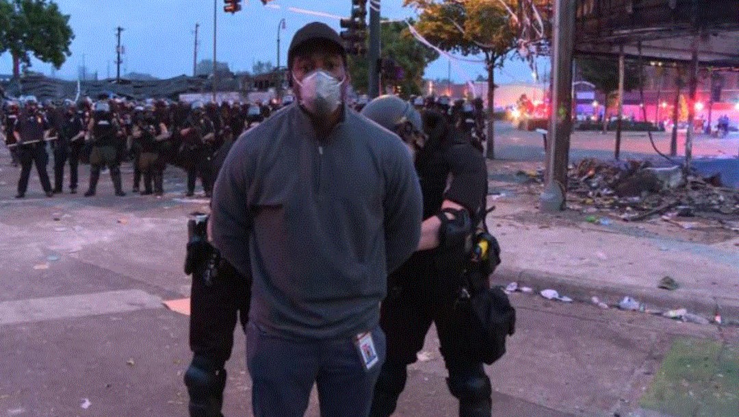 Foto: Reporteros de CNN son detenidos mientras cubrían las protestas en Minneapolis