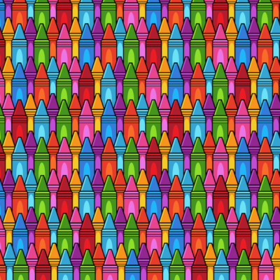 Reto visual: Encuentra 3 colores de madera entre las crayolas
