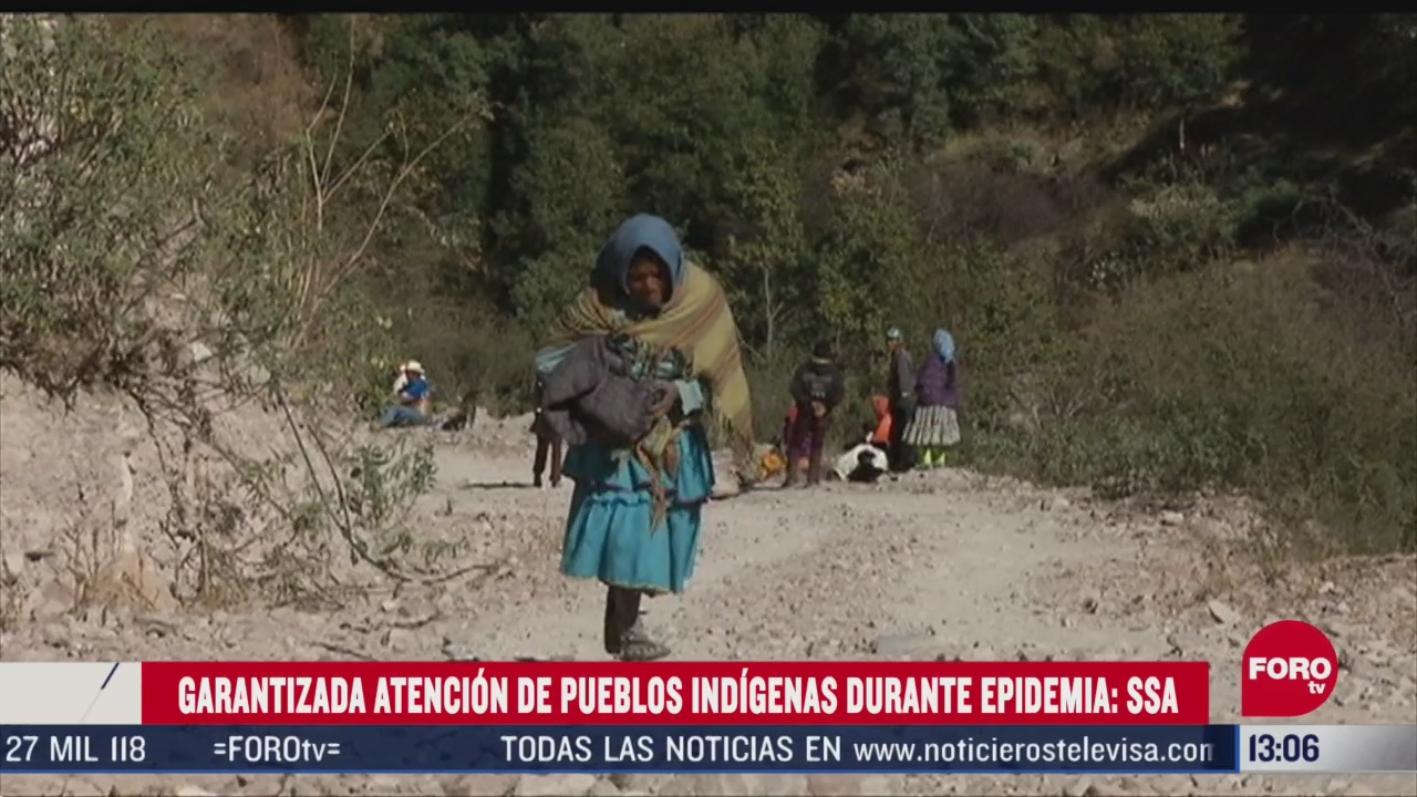 FOTO: se asegura atencion de pueblos indigenas durante pandemia en mexico