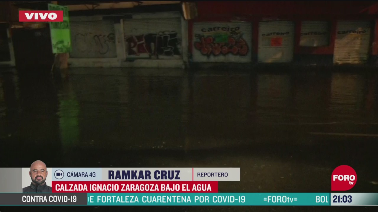 FOTO: 9 de mayo 2020, se registran inundaciones en iztapalapa tras fuertes lluvias