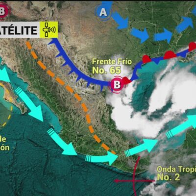 Tormenta tropical “Amanda” provocará lluvias en Veracruz, Oaxaca, Tabasco y Chiapas