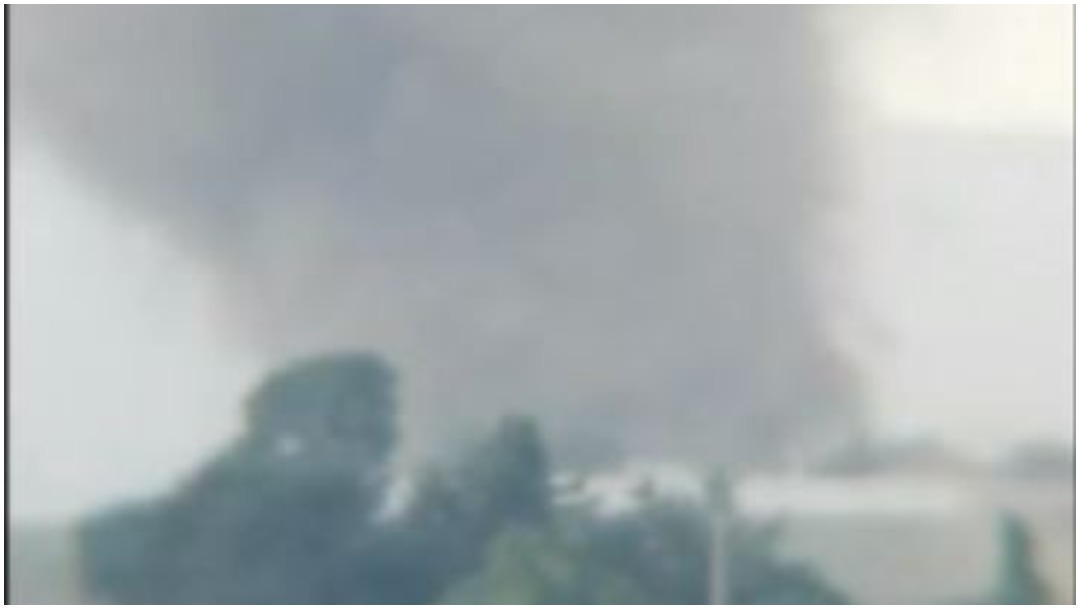 Foto: Captan en video tornado de agua en Puebla, 10 de mayo de 2020 (Twitter)