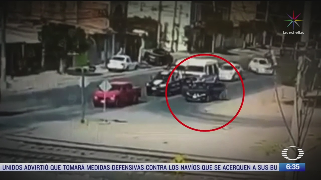 video capta ataque a policias de celaya guanajuato
