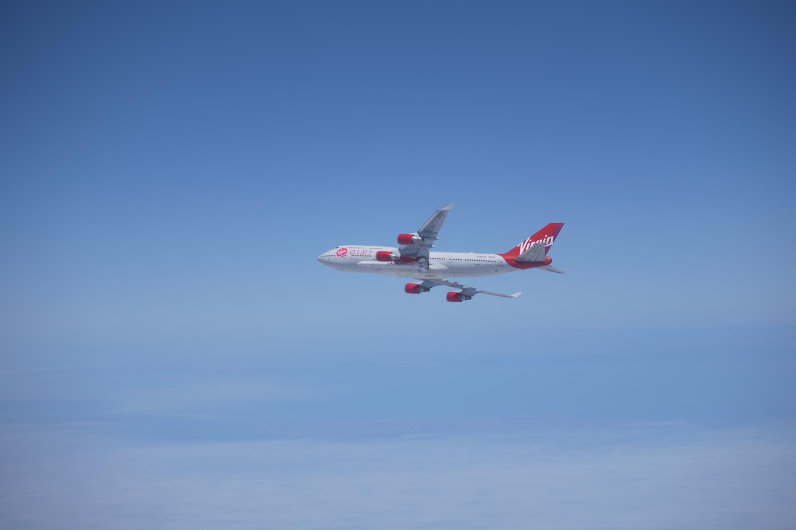 Virgin Orbit falla su primer lanzamiento de cohete desde un avión