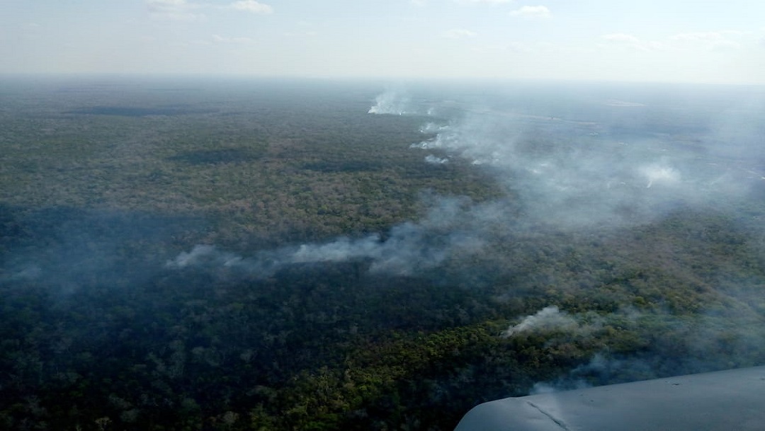 FOTO: Afectan 66 incendios forestales casi 11 mil hectáreas en México, el 03 de mayo de 2020