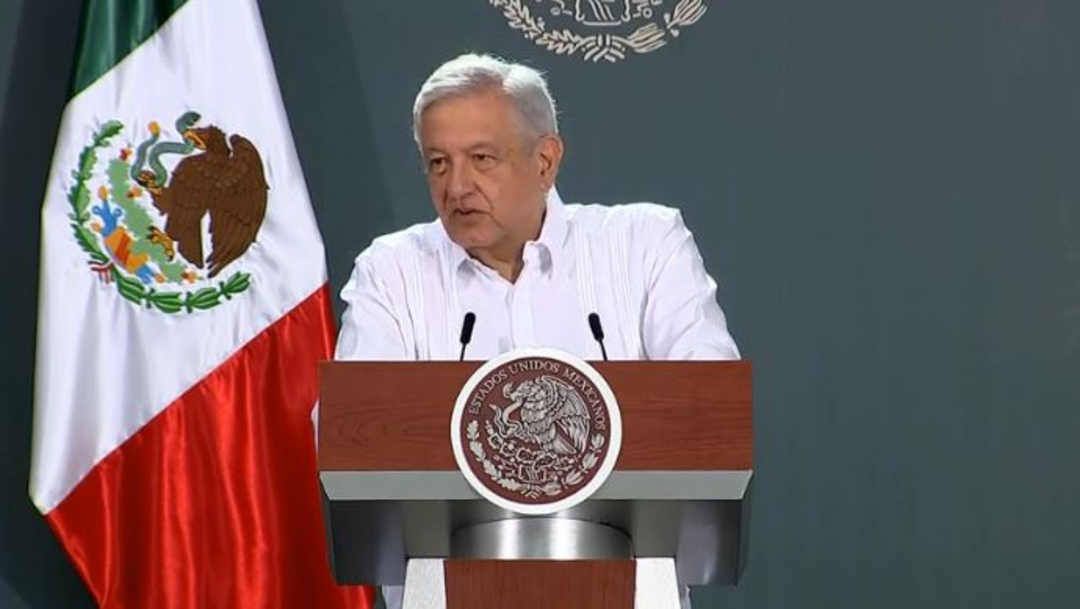 El presidente de México, Andrés Manuel López Obrador, en su gira por Campeche. (Foto: Gobierno de México)