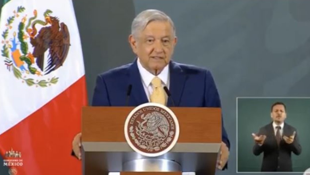 Andrés Manuel López Obrador, presidente de México, durante su conferencia matutina en Hidalgo. (Foto: YouTube Presidencia)
