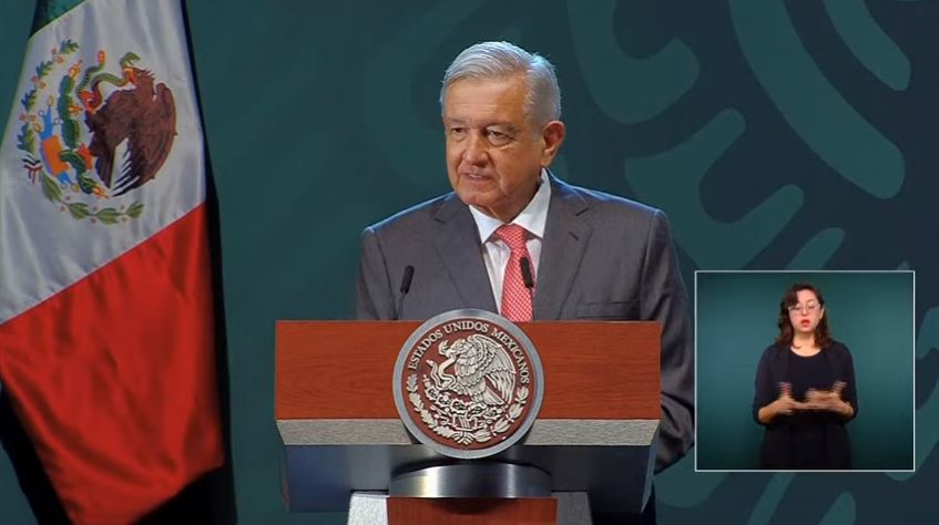 El presidente de México, Andrés Manuel López Obrador, en conferencia de prensa.