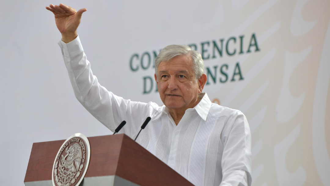 Andrés Manuel López Obrador, presidente de México, durante la conferencia mañanera. (Foto: Gobierno de México)