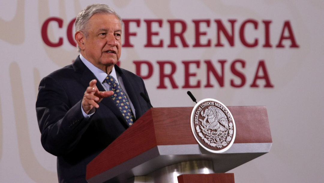Andrés Manuel López Obrador, presidente de México, durante la conferencia. (Foto: Cuartoscuro)