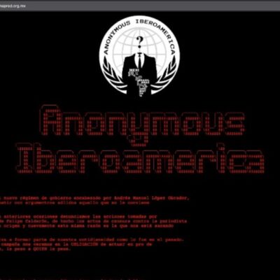 Anonymous hackea página del Conapred tras críticas de AMLO