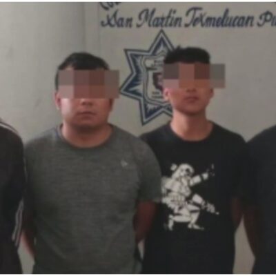 Detienen a cuatro de los integrantes de ‘Los Meléndez’ en Puebla