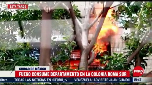 bomberos de la cdmx controlan incendio en edificio de la colonia roma sur