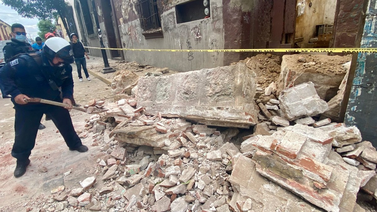 Suman dos muertos y dos heridos por sismo en Oaxaca