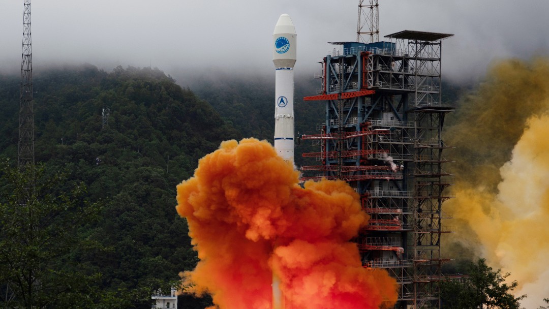 Cohete transportador "Larga Marcha 3B". Reuters