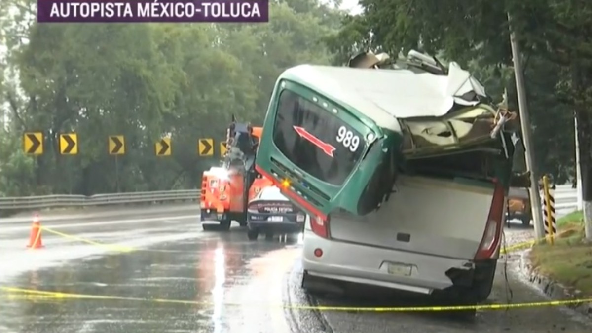 Accidentes en la México-Toluca dejan dos muertos