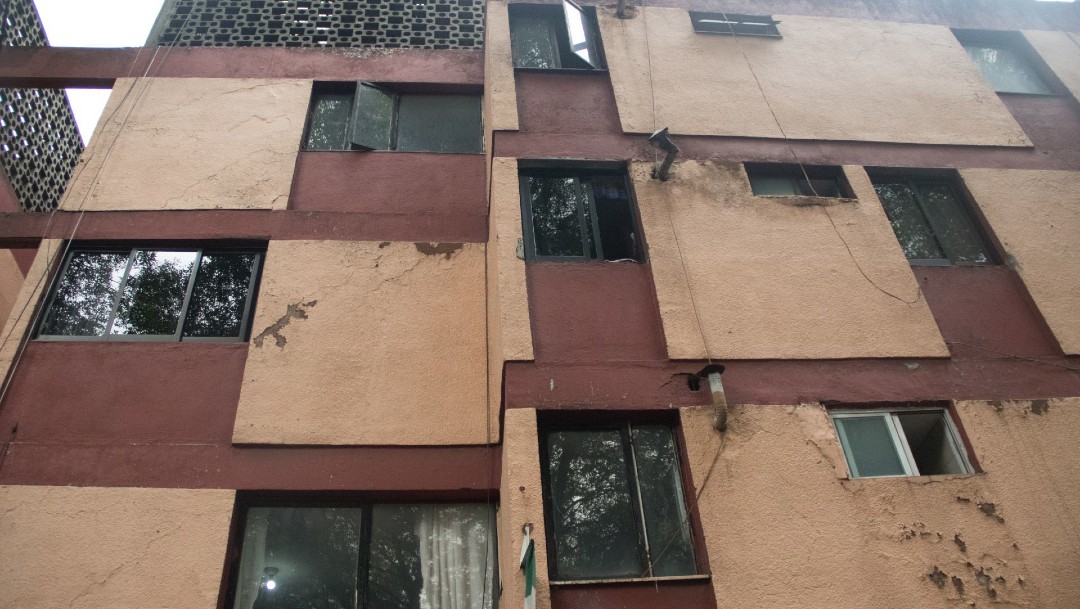 Cinco edificios más de la Unidad Lindavista Vallejo registraron daños tras sismo