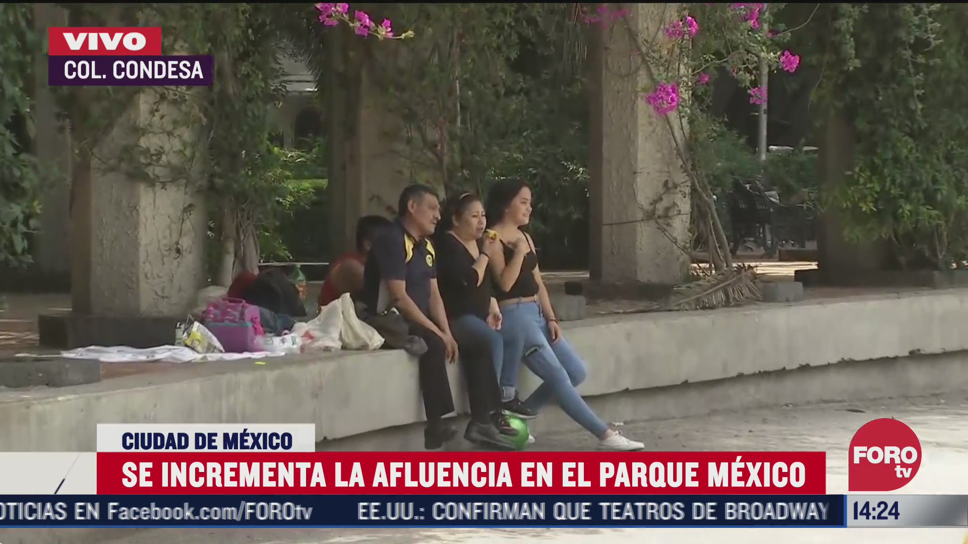 ciudadanos visitan el parque mexico sin cubrebocas ni sana distancia