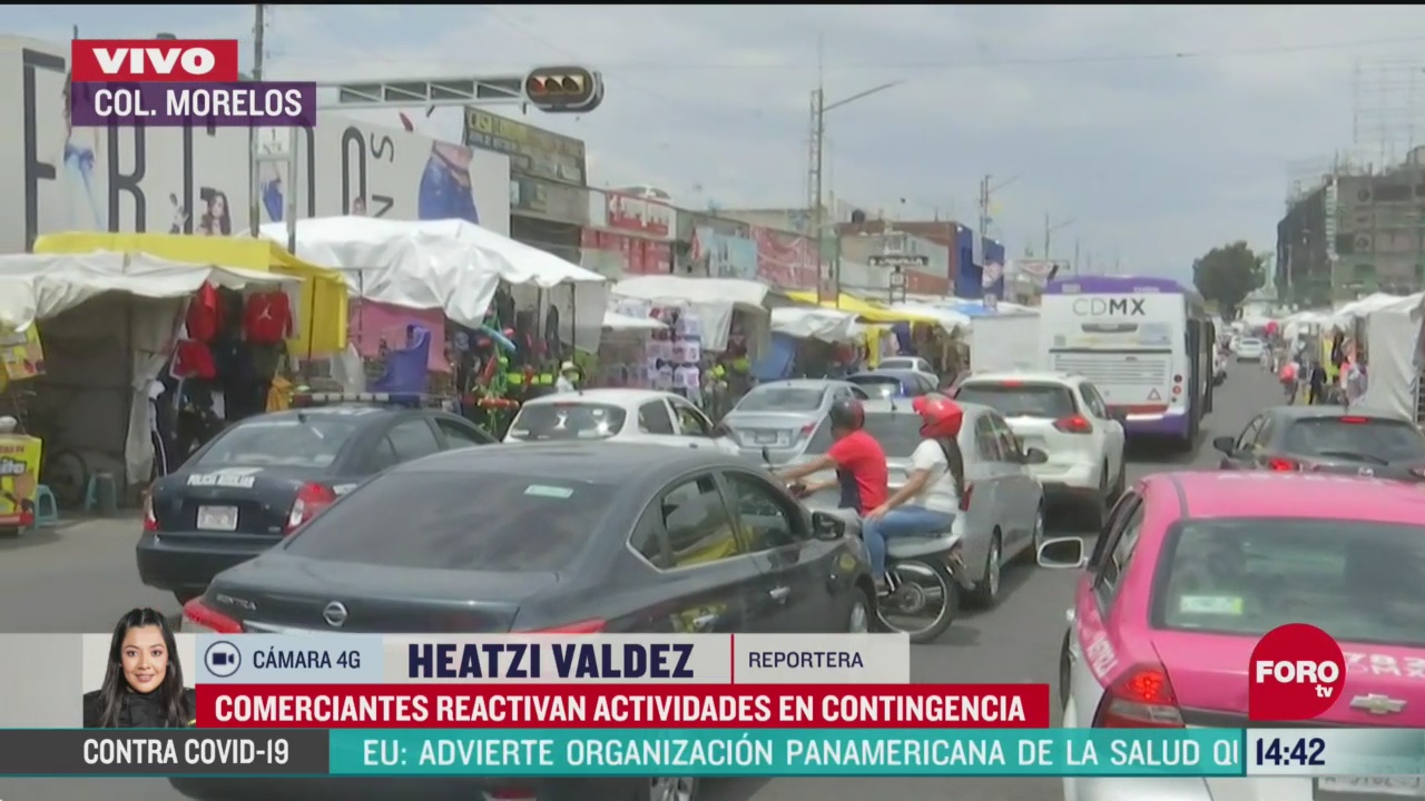 FOTO: comerciantes en cdmx reactivan actividades a pesar de semaforo rojo