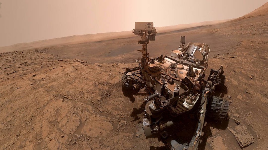 Imagen Rover Curiosity En Marte NASA
