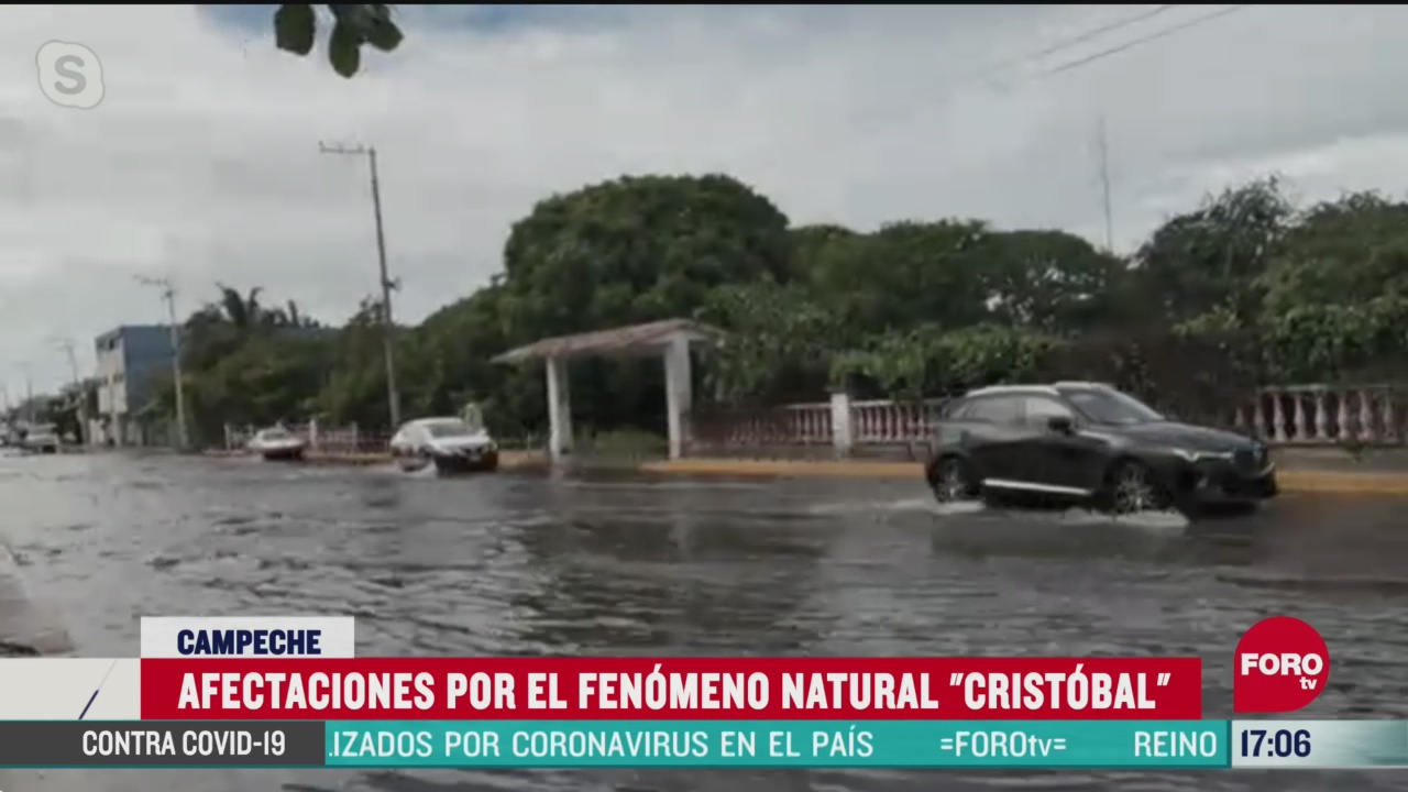 FOTO: cristobal deja 40 colonias afectadas en campeche