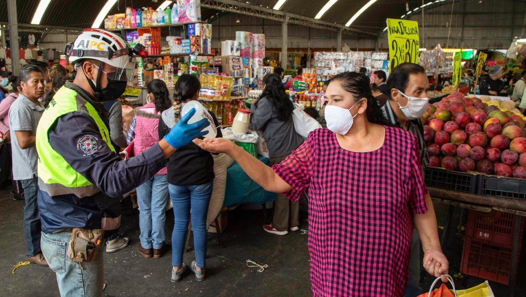 Foto: Inicia programa de cierre intermitente de mercados públicos de Oaxaca , 6 de junio de 2020, (Cuartoscuro, archivo)