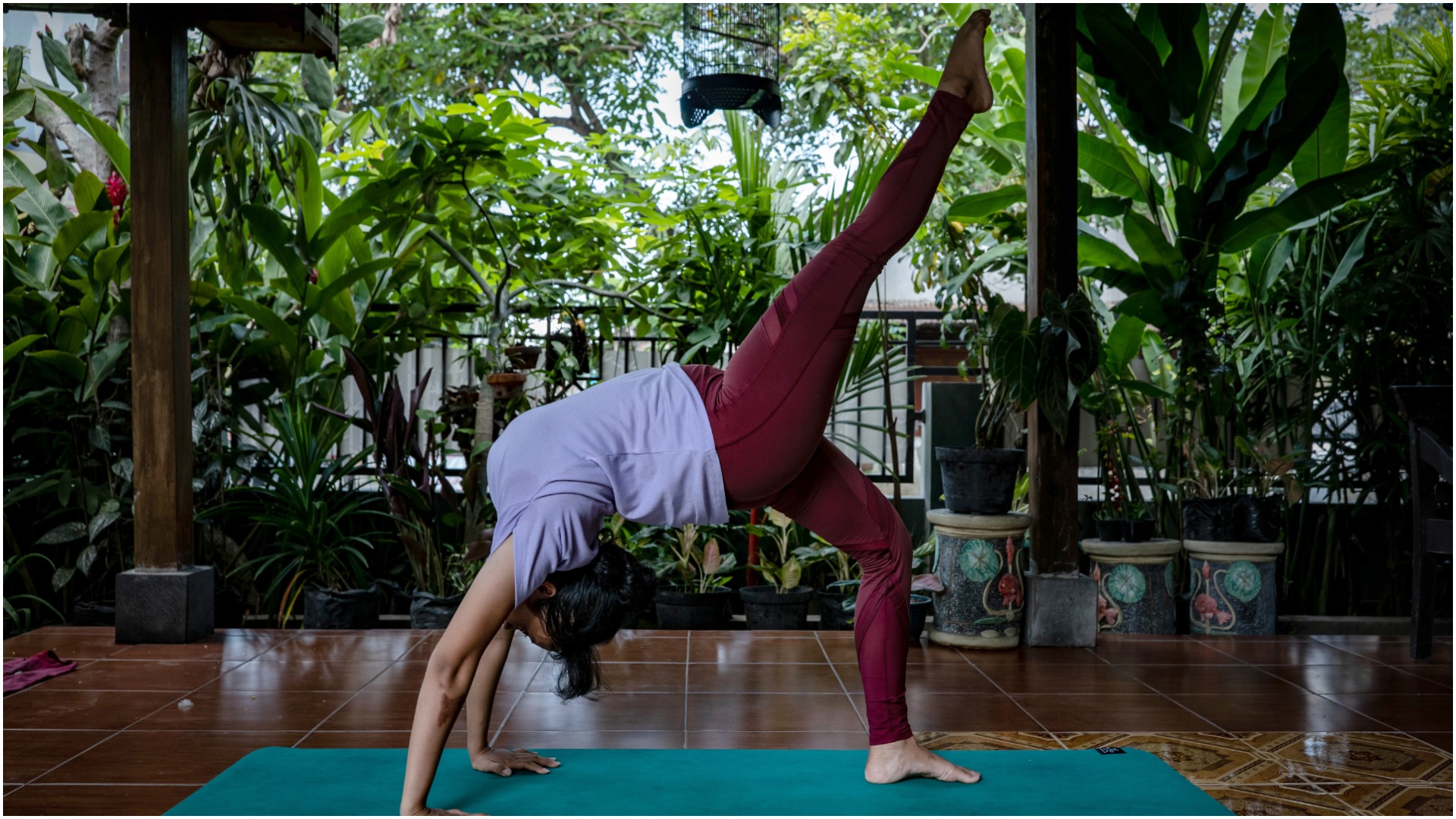 Imagen: El Día Internacional del Yoga será diferente este año por el Covid-19, 21 de junio de 2020 (Getty images)