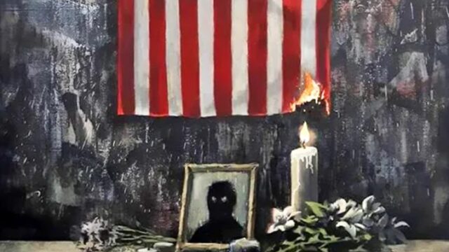 Foto: Banksy rinde homenaje a George Floyd con nueva obra artística, 6 de junio de 2020, (Banksy)