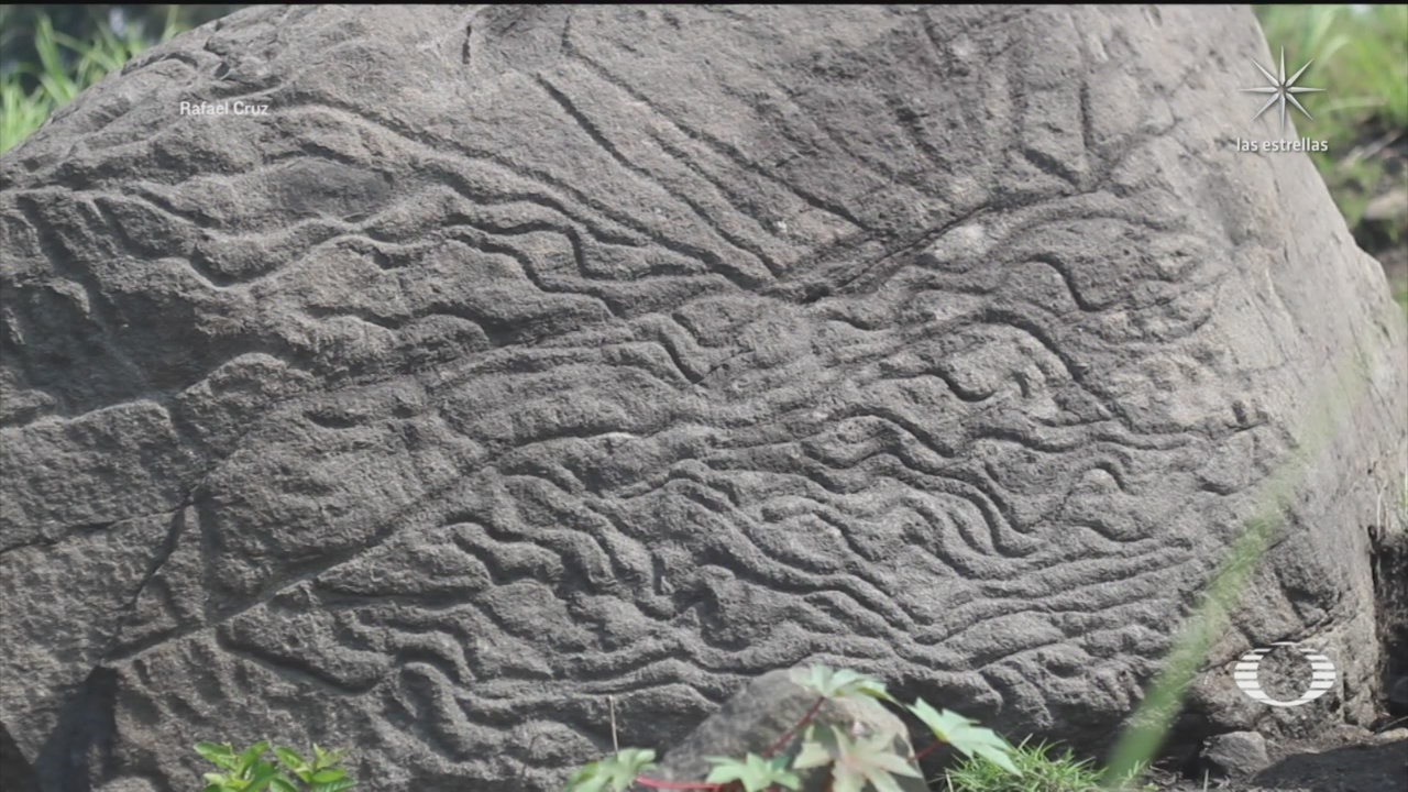 hallan mapa de piedra en colima de 2 mil anos de antiguedad