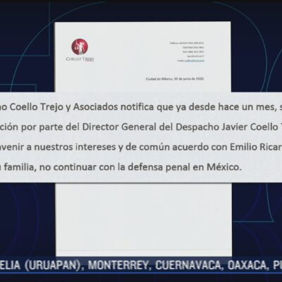 Javier Coello Trejo no continuará con la defensa de Emilio Lozoya