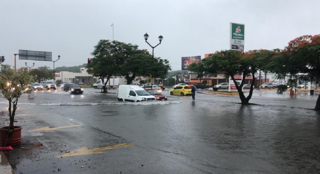 Lluvias por ‘Cristóbal’ provocan inundación en Yucatán