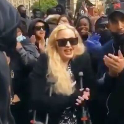 Madonna participa en las protestas en Londres por la muerte de George Floyd