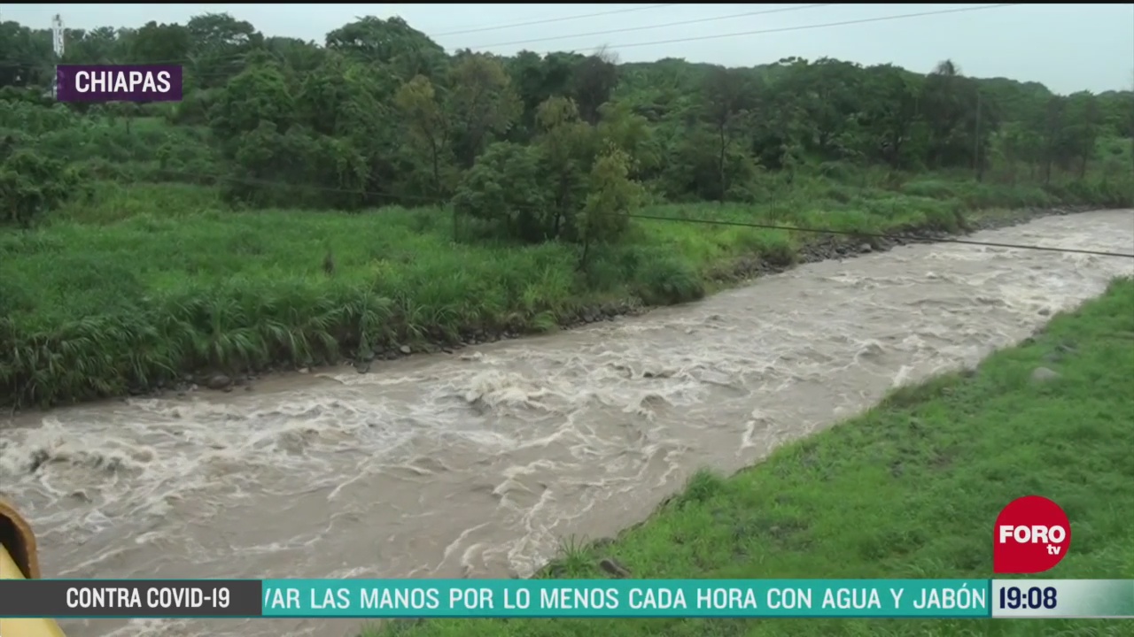 FOTO: 6 de junio 2020, mas de 30 municipios afectados en chiapas por lluvias