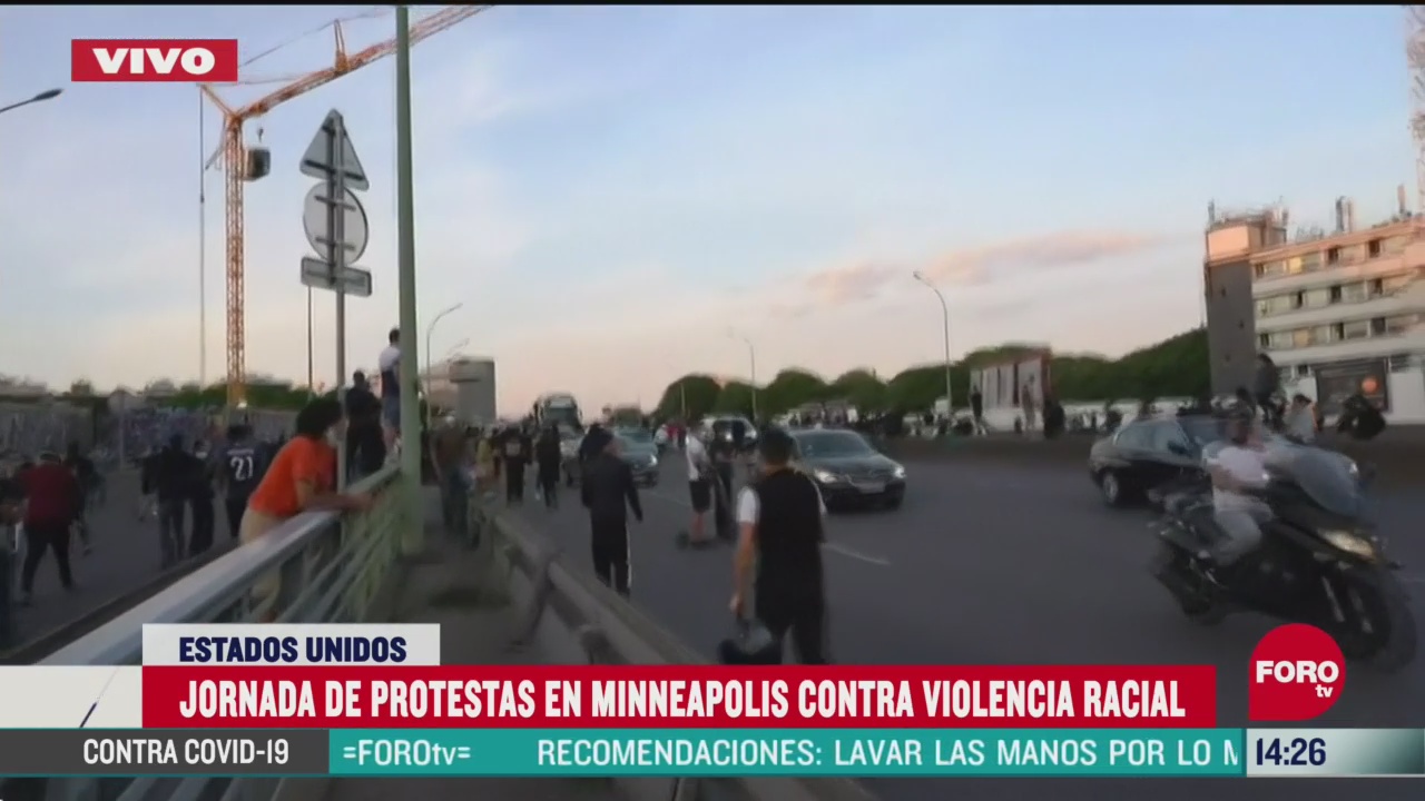 FOTO: minnesota continua con manifestaciones violentas por muerte de george floyd